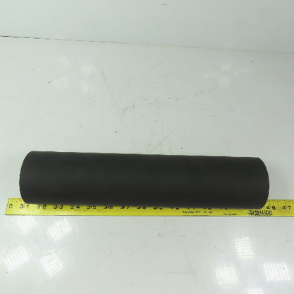 Aluminum 3" Diam. x 13" Black  Rubber Lagged Conveyor Roller