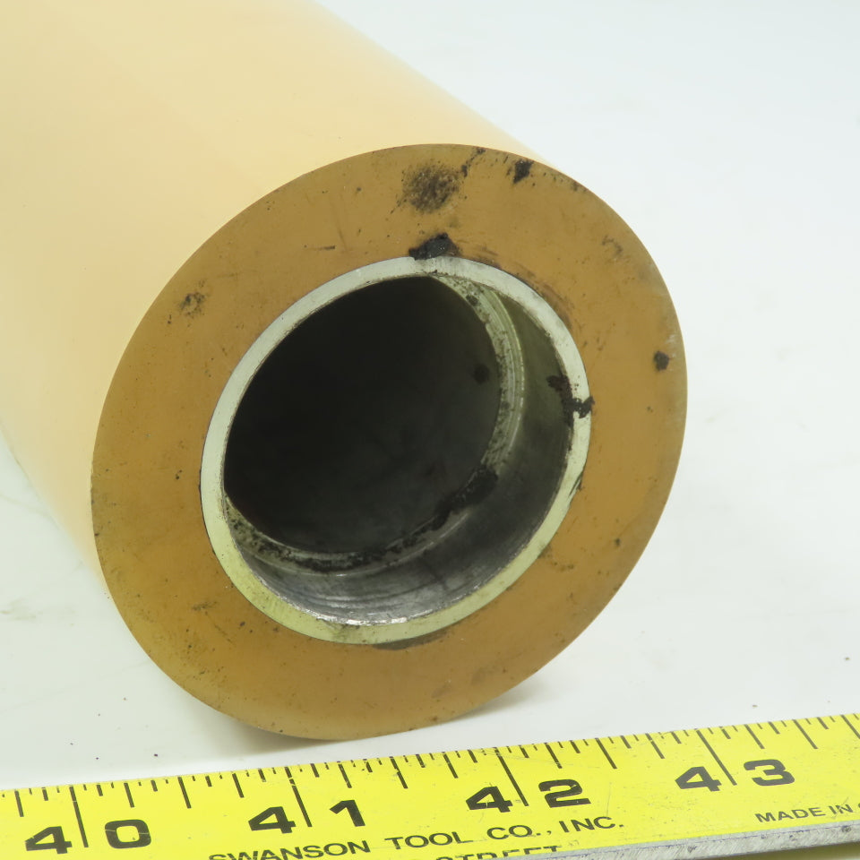Aluminum 3" Diam. x 16-1/2"  Rubber Lagged Conveyor Roller