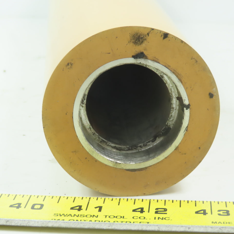 Aluminum 3" Diam. x 16-1/2"  Rubber Lagged Conveyor Roller