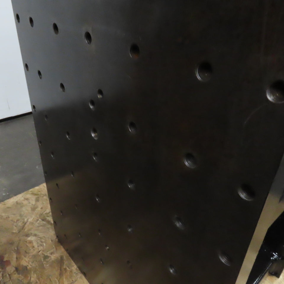 25" x 28" x 3" Thick Blanchard Ground Top 3 Sided Tombstone Workholding Fixture