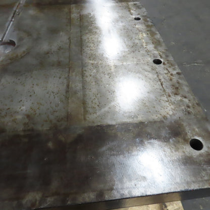 25" x 28" x 3" Thick Blanchard Ground Top 3 Sided Tombstone Workholding Fixture