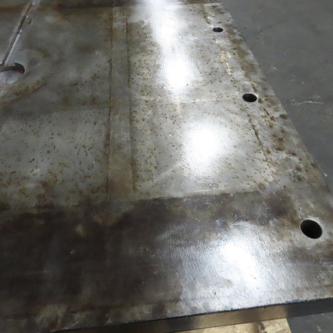 25" x 28" x 3" Thick Blanchard Ground Top 3 Sided Tombstone Workholding Fixture