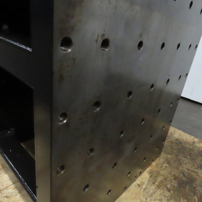 25" x 28" x 3" Thick Blanchard Ground Top 3 Sided Tombstone Workholding Fixture