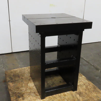 25" x 28" x 3" Thick Blanchard Ground Top 3 Sided Tombstone Workholding Fixture