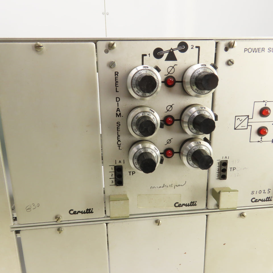 Cerutti RE 41303B Control Panel Assembly Regulator Phase, Feedback, Power Supply