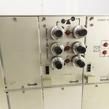 Cerutti RE 41303B Control Panel Assembly Regulator Phase, Feedback, Power Supply
