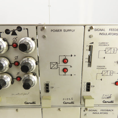 Cerutti RE 41303B Control Panel Assembly Regulator Phase, Feedback, Power Supply