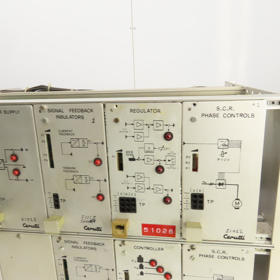 Cerutti RE 41303B Control Panel Assembly Regulator Phase, Feedback, Power Supply