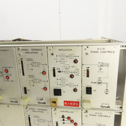 Cerutti RE 41303B Control Panel Assembly Regulator Phase, Feedback, Power Supply