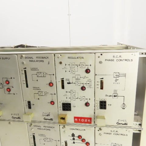 Cerutti RE 41303B Control Panel Assembly Regulator Phase, Feedback, Power Supply