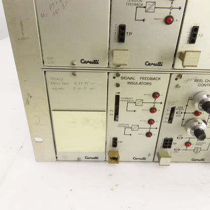 Cerutti RE 41303/B Control Panel Assembly Regulator Power Supply Phase Control