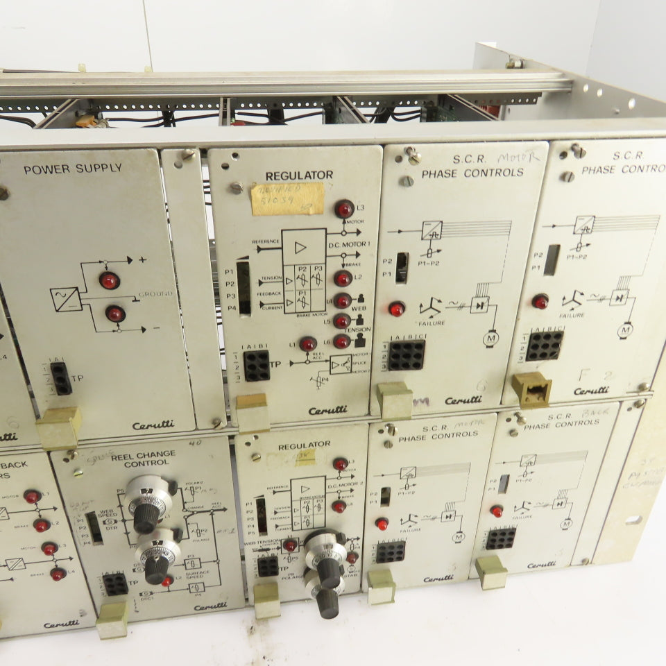 Cerutti RE 41303/B Control Panel Assembly Regulator Power Supply Phase Control