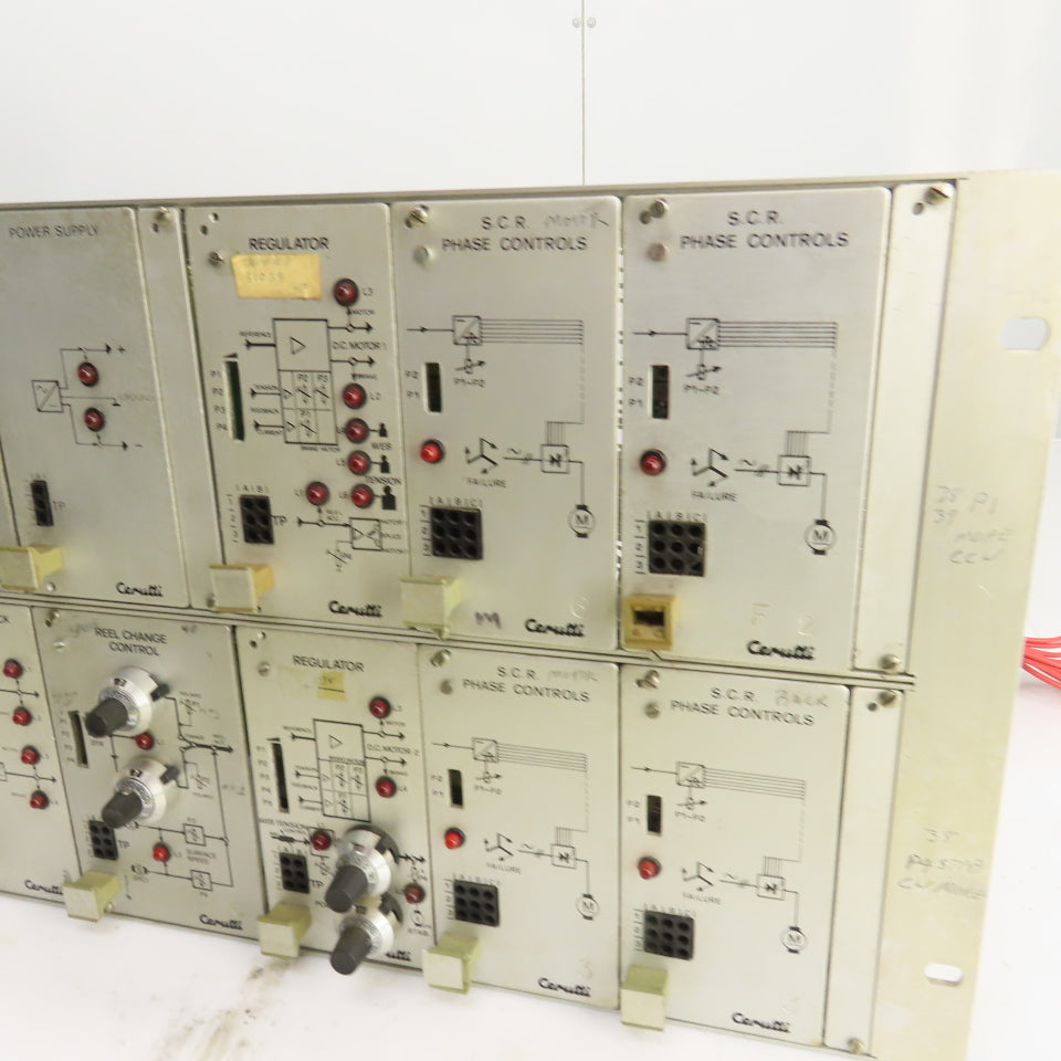 Cerutti RE 41303/B Control Panel Assembly Regulator Power Supply Phase Control