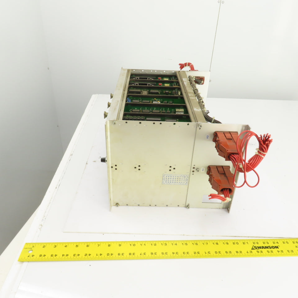 Cerutti CPU Circuit Board Rack W/RE52155 RE52156 RE52158 RE52131 & Power Supply