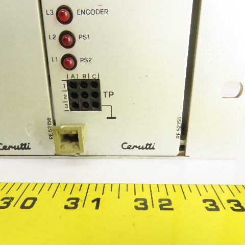 Cerutti CPU Circuit Board Rack W/RE52155 RE52156 RE52158 RE52131 & Power Supply