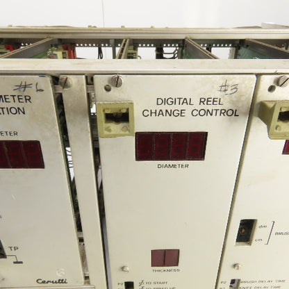 Cerutti CPU Circuit Board Rack W/RE52155 RE52156 RE52158 RE52131 & Power Supply
