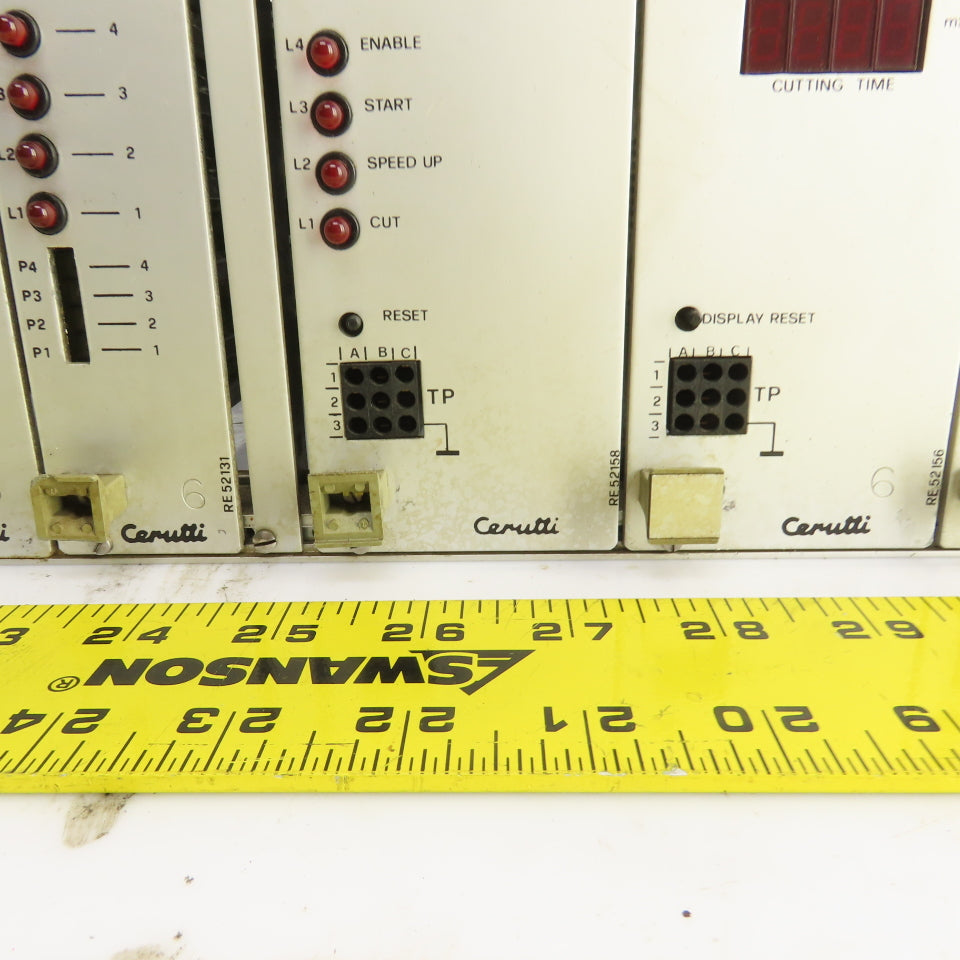 Cerutti CPU Circuit Board Rack W/RE52155 RE52156 RE52158 RE52131 & Power Supply