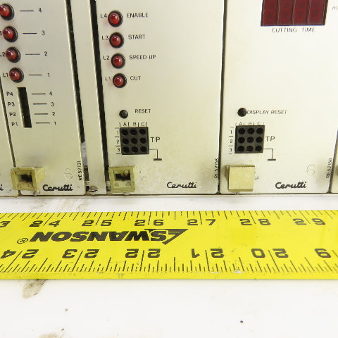 Cerutti CPU Circuit Board Rack W/RE52155 RE52156 RE52158 RE52131 & Power Supply