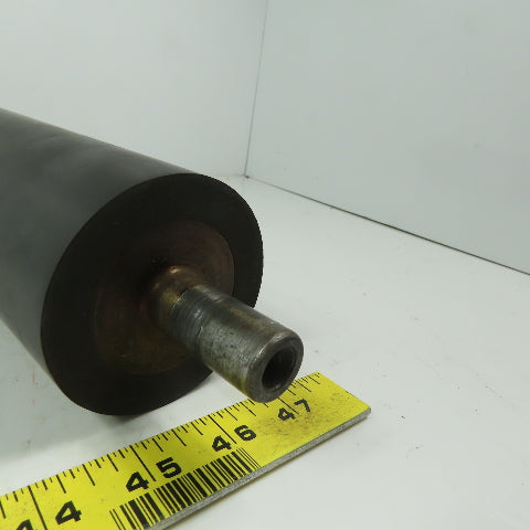 Steel 3" Diam. x 11-3/4" Black Rubber Lagged Gravity Conveyor Roller