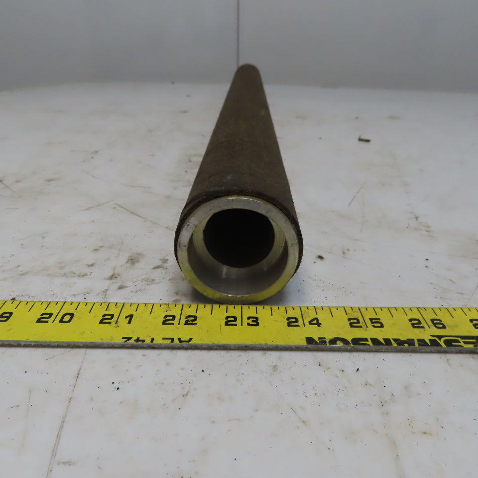 2.15" OD x 29-3/4" Aluminum Cork Lagged Gravity Conveyor Roller