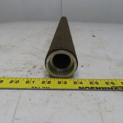 2.15" OD x 29-3/4" Aluminum Cork Lagged Gravity Conveyor Roller