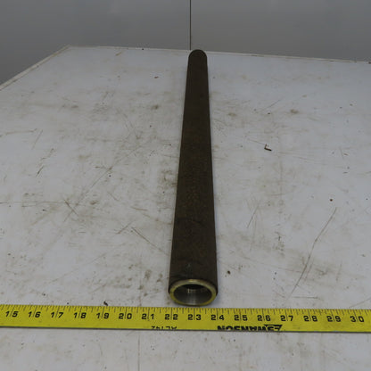 2.15" OD x 29-3/4" Aluminum Cork Lagged Gravity Conveyor Roller