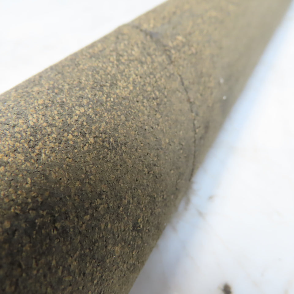 2.15" OD x 29-3/4" Aluminum Cork Lagged Gravity Conveyor Roller