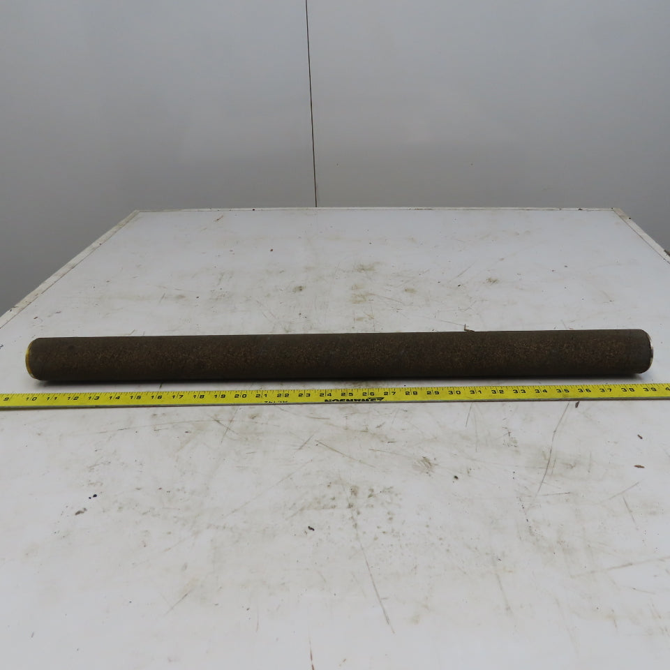 2.15" OD x 29-3/4" Aluminum Cork Lagged Gravity Conveyor Roller