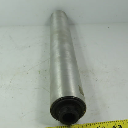 2.196" OD x 16" Aluminum Gravity Conveyor Roller 3/4" ID Bearings