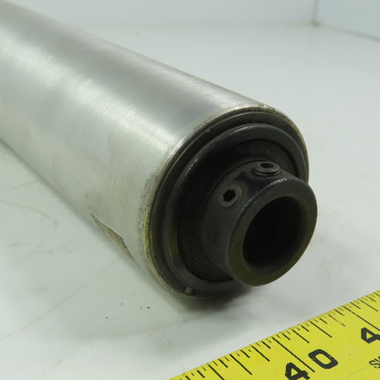 2.196" OD x 16" Aluminum Gravity Conveyor Roller 3/4" ID Bearings