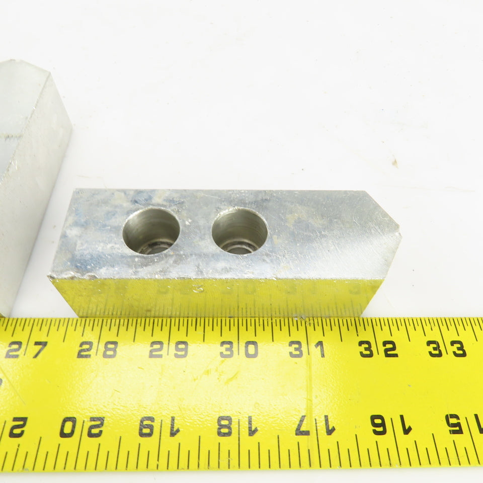 1-1/2" W Aluminum Lathe Chuck Jaws 1.33" H x 4.60" OAL Lot Of 3
