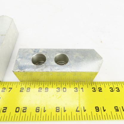 1-1/2" W Aluminum Lathe Chuck Jaws 1.33" H x 4.60" OAL Lot Of 3