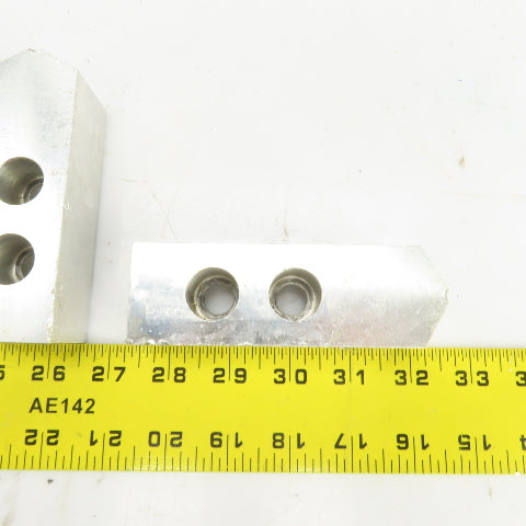 1-1/2" W Aluminum Lathe Chuck Jaws 1.33" H x 4.60" OAL Lot Of 3