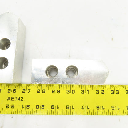 1-1/2" W Aluminum Lathe Chuck Jaws 1.33" H x 4.60" OAL Lot Of 3