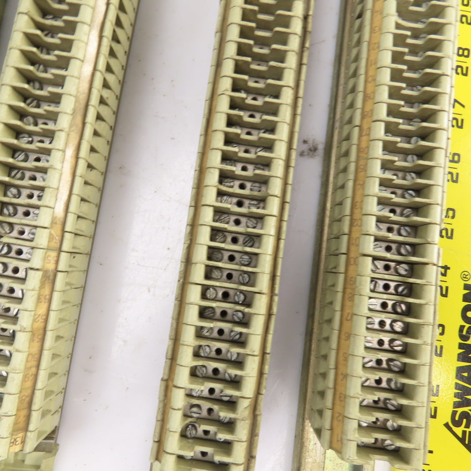 Cabur DC 4/D 500V Screw Type Terminal Blocks Lot Of 240