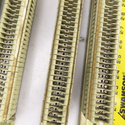 Cabur DC 4/D 500V Screw Type Terminal Blocks Lot Of 240
