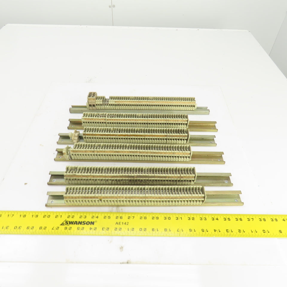 Cabur DC 4/D 500V Screw Type Terminal Blocks Lot Of 240