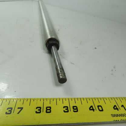1" OD x 18-1/8" Aluminum Gravity Conveyor Roller 3/8" OD Shaft 19 BF