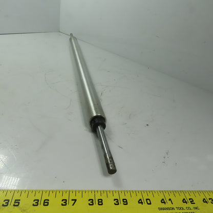 1" OD x 18-1/8" Aluminum Gravity Conveyor Roller 3/8" OD Shaft 19 BF