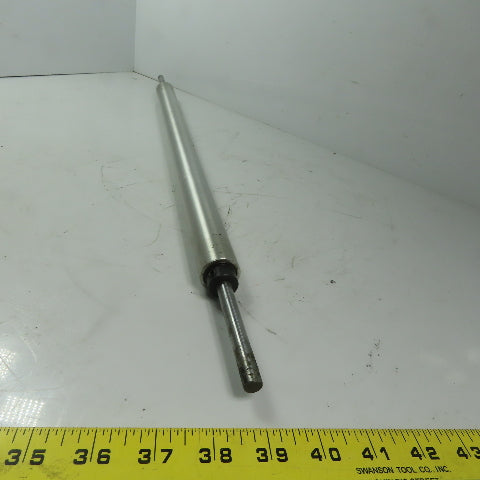 1" OD x 18-1/8" Aluminum Gravity Conveyor Roller 3/8" OD Shaft 19 BF