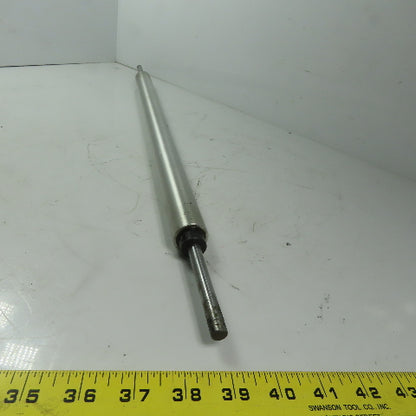 1" OD x 18-1/8" Aluminum Gravity Conveyor Roller 3/8" OD Shaft 19 BF