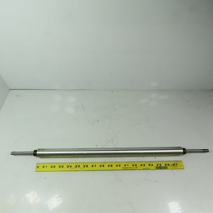 1" OD x 18-1/8" Aluminum Gravity Conveyor Roller 3/8" OD Shaft 19 BF