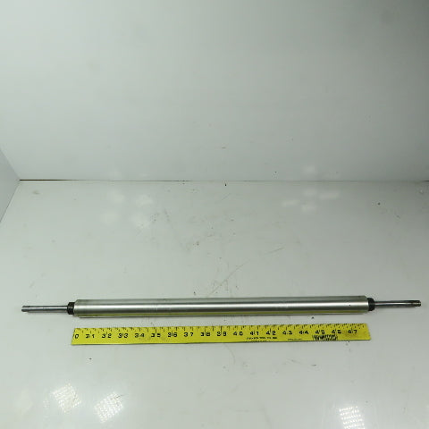 1" OD x 18-1/8" Aluminum Gravity Conveyor Roller 3/8" OD Shaft 19 BF