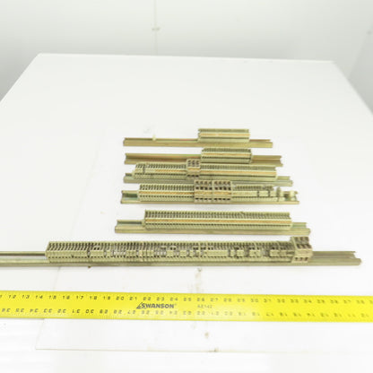 Cabur DC 4/D 500V Screw Type Terminal Blocks Mixed Lot Of 150