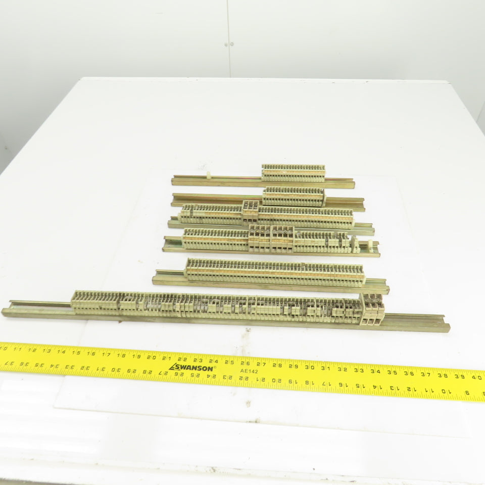 Cabur DC 4/D 500V Screw Type Terminal Blocks Mixed Lot Of 150
