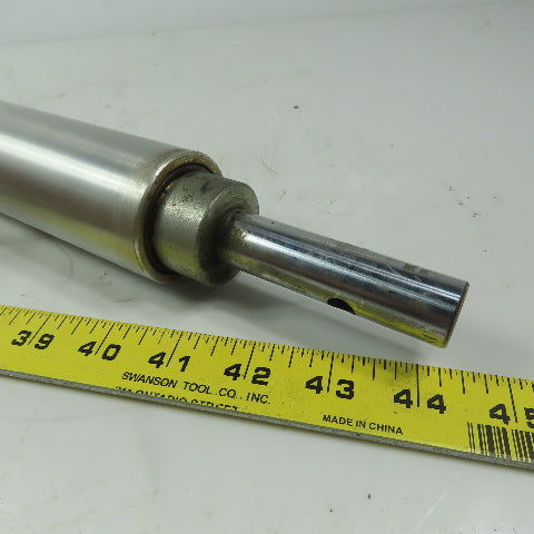 2" OD x 17-3/4" Aluminum Gravity Conveyor Roller 0.784" OD Shaft 19-1/4 BF