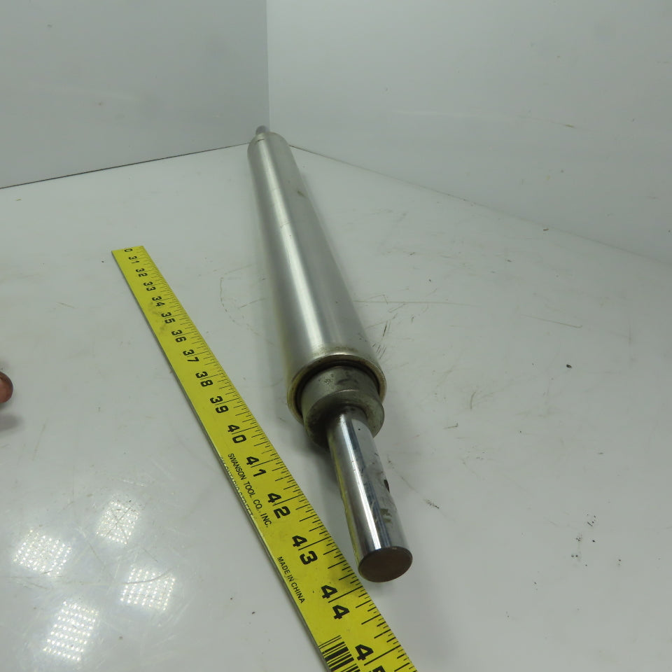 2" OD x 17-3/4" Aluminum Gravity Conveyor Roller 0.784" OD Shaft 19-1/4 BF