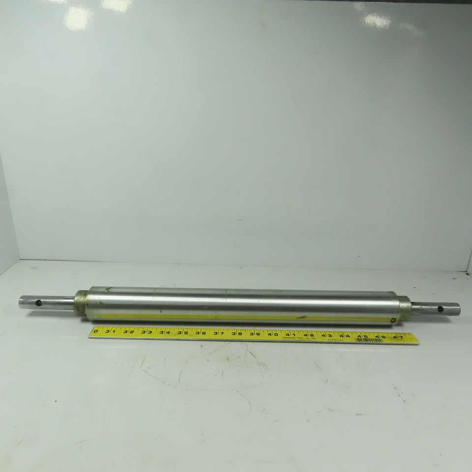 2" OD x 17-3/4" Aluminum Gravity Conveyor Roller 0.784" OD Shaft 19-1/4 BF