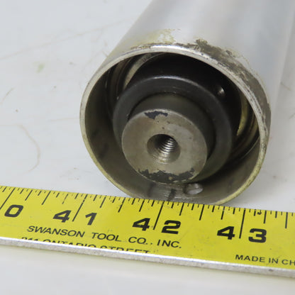 2-1/4" OD x 10" Aluminum Gravity Conveyor Roller 10-1/4" BF