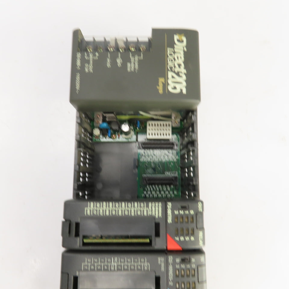 Automation Direct D2-06B-1 Direct Logic 205 6-Slot PLC Rack Base W/	D2-16ND3-2